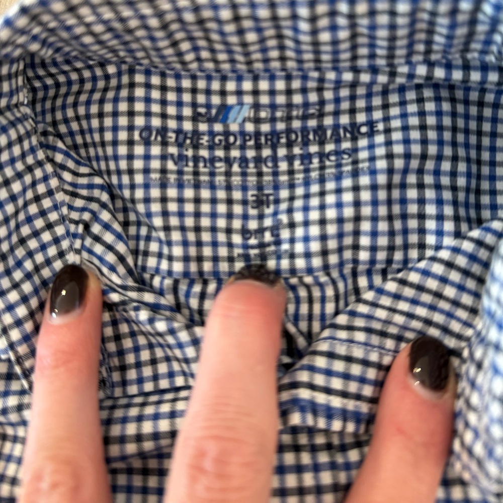 Vineyard Vines performance cotton kids button down shirt - Picture 3 of 3
